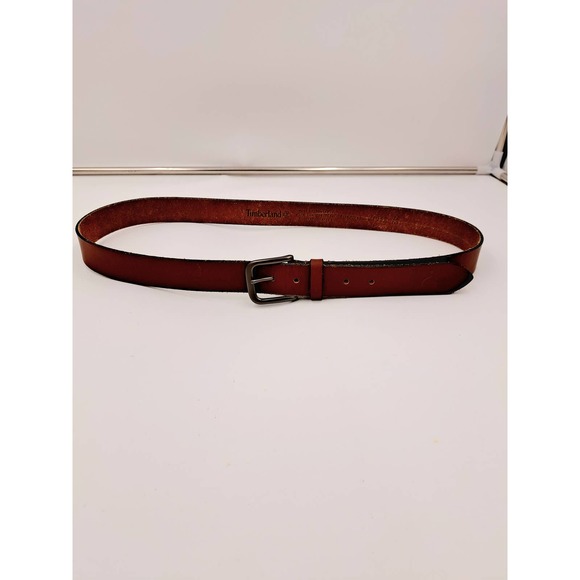 Timberland Brown Leather USA Belt 42 - Picture 1 of 8